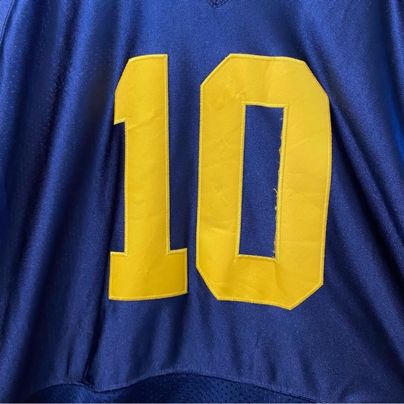 Vtg Nike Team Tom Brady 10 Michigan Wolverines College Football Stitched Sewn - Picture 4 of 15
